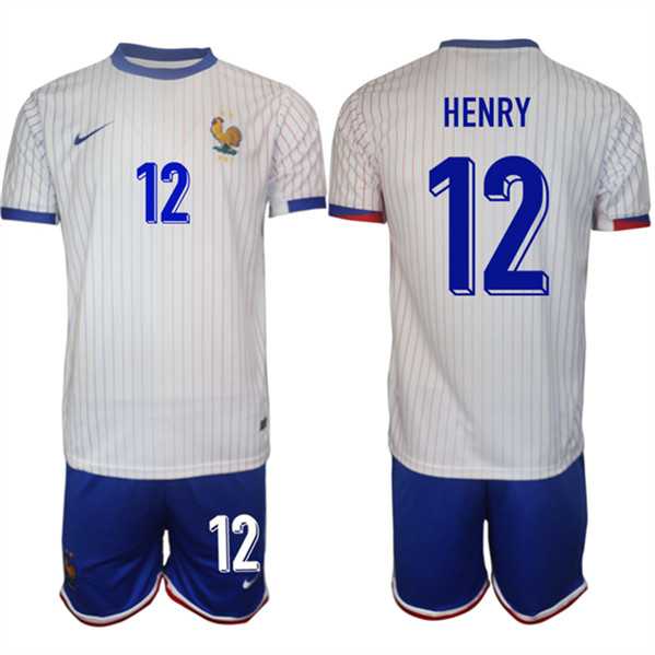 Men's France #12 Henry White 2024-25 Away Soccer Jersey Suit,We sell and wholesale Men's France #12 Henry White 2024-25 Away Soccer Jersey Suit on line form chian!